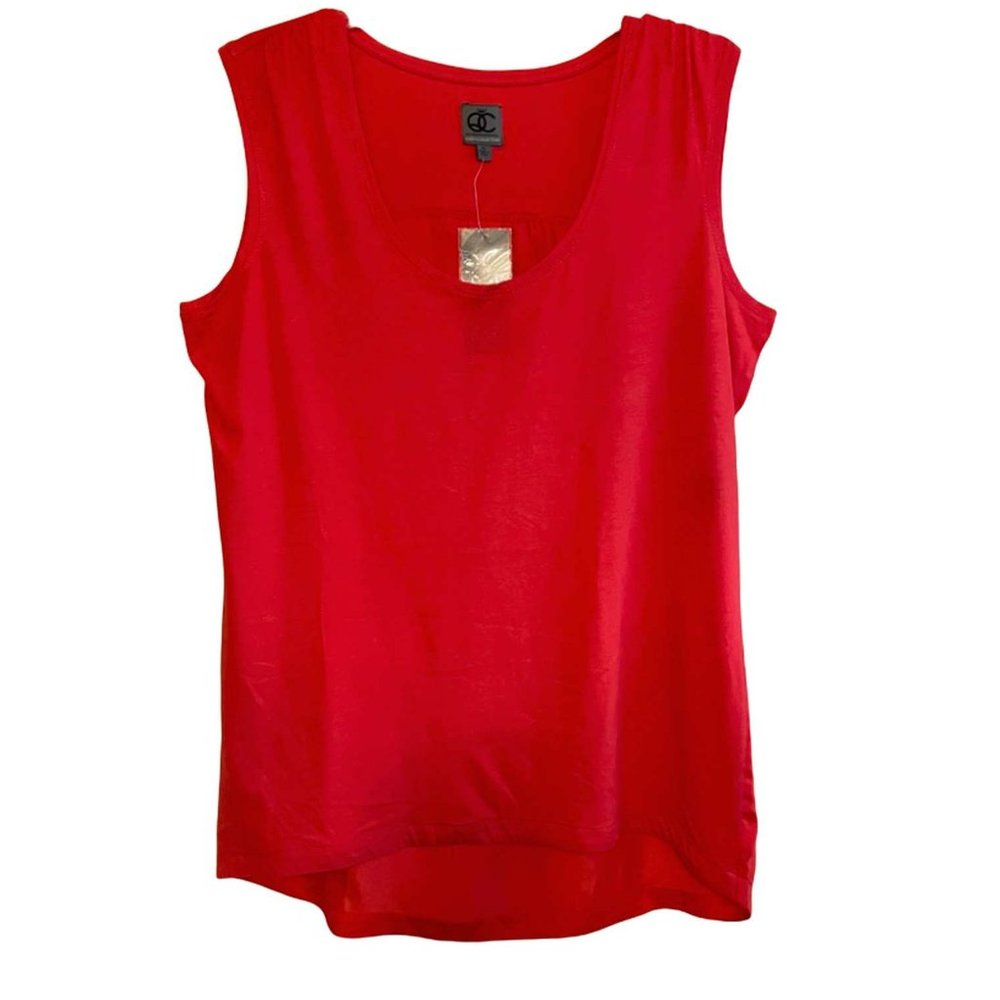 Queen Collection Soft Knit High Low Hem Tank X LARGE